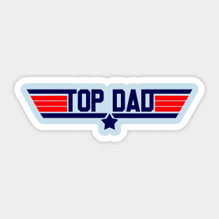 Top Dad Sticker